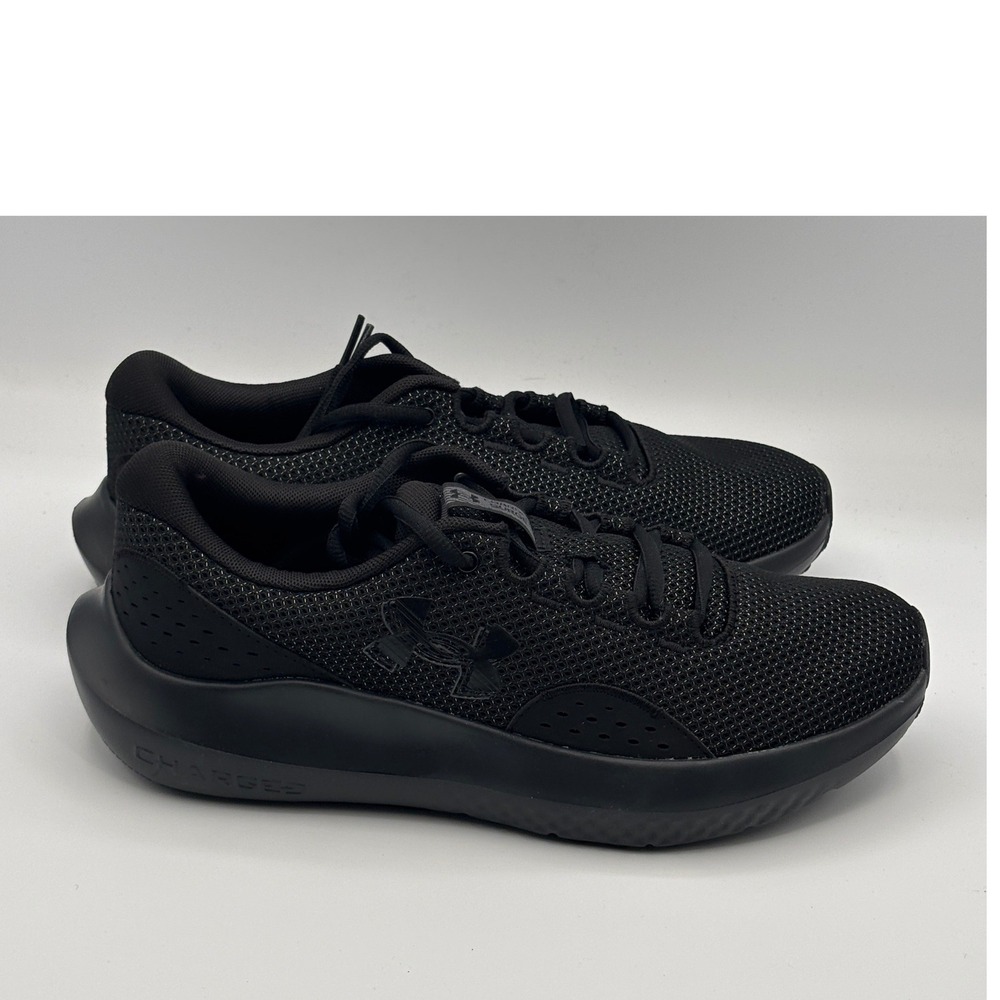 Under Armour Charged Surge 4 Shoes Womens Size 9.5 Black Running 3027007-002
